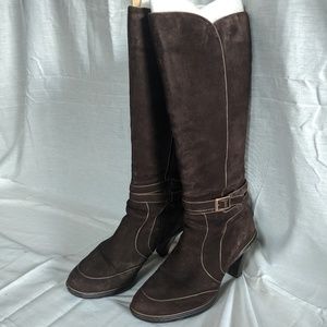 Sofft TIA style brown suede tall boots